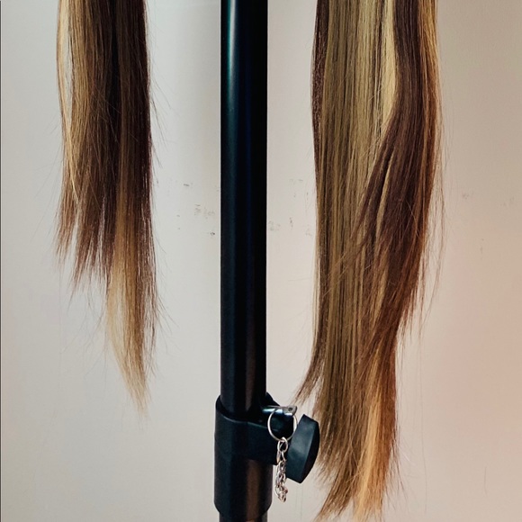 Long Gorgeous Toffee Blonde Color Premium Fiber Lace Front Wig 🤎💛 - Picture 7 of 15